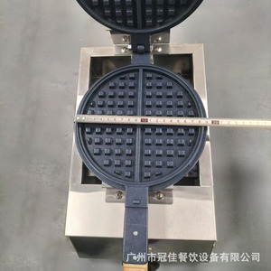 Four à gaufres au gaz Fq 1 R en acier inoxydable avec surface de cuisson antiadhésive pour usage commercial et domestique - Product Image 3