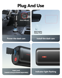 Redtiger Dealer F9 <span class=keywords><strong>Lite</strong></span> 4K Dashcam ADAS GPS WLAN Mini Versteckte Autokamera G-Sensor 24H Parküberwachung APP-Steuerung - Product Image 4