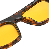 Lunettes de soleil de luxe personnalisées avec logo, monture épaisse TR90, branches en CP, polarisées UV400, pour hommes et femmes, design de créateur, pour l'extérieur