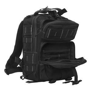 Sac à dos de sport décontracté noir 20-35L imperméable avec poche intérieure zippée unisexe sangle détachable printemps 2024 - Product Image 1