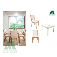 Ensemble de meubles de salon en bois massif au design moderne, facile à assembler, VIET FURNITURE, appartement, bureau à domicile, qualité supérieure, prix compétitif