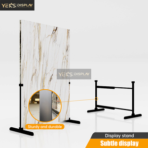 Tối Giản Đơn Giản Hiện Đại Thân Thiện Với Môi Thép Triển Lãm Đứng Nhanh Hệ Thống Khóa Gấp Trọng Lượng Nhẹ Giá Tấm Bàn Tổ Chức Sự Kiện - Product Image 4