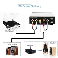 Livraison directe AUX HIFI avec mise à la terre Post Fever aimant mobile amplificateur stéréo Audio Gramophone MM platine préamplificateur