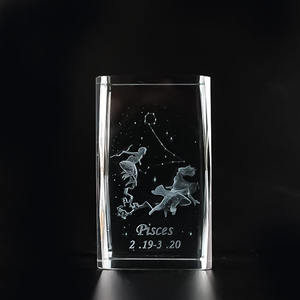 Honor Of Crysal <span class=keywords><strong>K9</strong></span> บล็อก 3d ล้างสิบสองกลุ่มดาวเลเซอร์คริสตัล Cube ตกแต่งบ้าน - Product Image 2