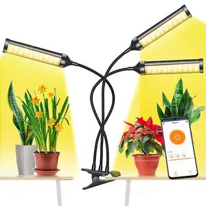 Lampe de croissance à Led noire avec pince, Service personnalisé, lampe de croissance pour agriculture verticale, Horticulture, nouvel arrivage