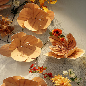 2024 gigante narciso in Organza 3D gigantesca festa del centro commerciale di nozze fiore di carta gigante - Product Image 5