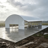Structure en membrane PVC pour abri préfabriqué en acier pour animaux, volailles et bovins
