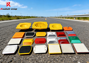 Pekin ROADSAFE Amber kırmızı kedi göz Roadsafe yol güvenliği ABS yol butonu/yükseltilmiş kaldırım işaretleyici - Product Image 4