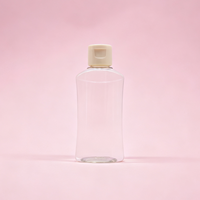 Flacon pulvérisateur transparent incurvé en PET de 110 ml, atomiseur à fine brume portable format voyage pour toner, impression personnalisée, marque privée, OEM