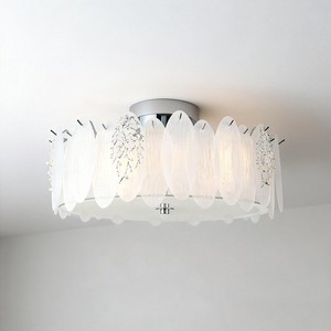 Iron <b>Ceiling</b> <b>light</b> Nordic Luxury Hotel Dining Room Pendant Chandelier <b>Modern</b> Feather Glass Crystal <b>Light</b> for Home Decor - Product Image 6