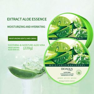 BIOAQUA Extrait de Plantes Biologiques Gel d'<span class=keywords><strong>Aloe</strong></span> <span class=keywords><strong>Vera</strong></span> Hydratant Lissant Naturel pour le Sommeil Soin de la Peau Beauté pour le Visage - Product Image 3