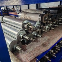 Rouleau cylindrique à plaque en ligne pour machine d'impression flexo