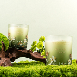 Mescente Sang Trọng Hiện Đại Nến Jar Tùy Chỉnh Nhãn Hiệu Riêng Trang Trí Nội Thất Hương Thơm Nến Chất Lượng Cao Sáp Ong & <span class=keywords><strong>Palm</strong></span> Sáp Giáng Sinh - Product Image 6