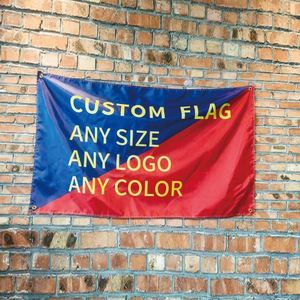 Drapeaux personnalisés imprimés 3x5, bannières publicitaires promotionnelles avec logo, drapeaux imprimés sur mesure - Product Image 1