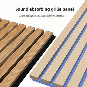 Panneaux acoustiques en bois personnalisés Seninpanel Akupanel à prix compétitif et haute densité pour applications murales à lattes à domicile - Product Image 4