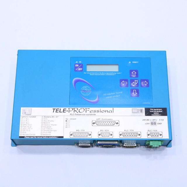 Brand New TELEPROFESSIONAL PLCTELECERVICE MODEM V 339 OPTIONS S5 S7 for PLC
