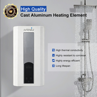 Chauffe-eau instantané 220V avec télécommande, hôtel, 7000W, IPX4