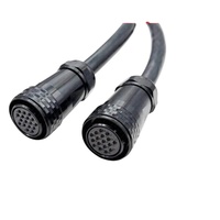 Câble flexible AWG17, faisceau de câbles sur mesure avec connecteur aviation, borne en U, CE RoHS
