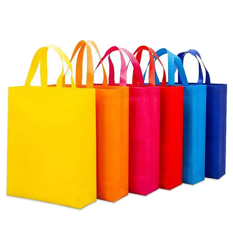 Spunbond-bolsa de compras de tela no tejida, personalizada, reciclaje