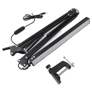 Có thể điều chỉnh Swing ARM gấp Clip đèn thủy tinh tối giản cánh tay dài kim loại bàn ánh sáng văn phòng nhà nghiên cứu Salon Bảng đọc ánh sáng AC - Product Image 2