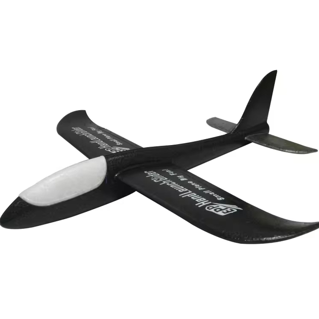 DELUXE GLIDER FOAM FLYING PLANE TOYS - BLACK  for KIDS OUTDOOR GAME