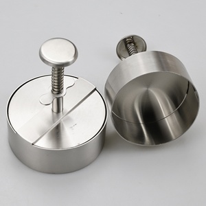 Ajuste hogar cocina Acero inoxidable hamburguesa fabricante cocina molde carne <span class=keywords><strong>prensa</strong></span> hamburguesa <span class=keywords><strong>prensa</strong></span> - Product Image 5