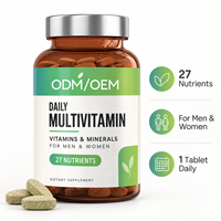 Comprimés multivitaminés quotidiens pour hommes et femmes, complexe de vitamines et de minéraux, compléments nutritionnels pour adultes, étiquette privée, OEM, vente en gros