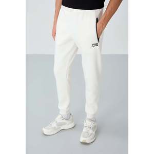 Pantalones Deportivos de Forro Polar para Hombre Cesar Ecru con Bolsillos - 84929 - Ecru - Product Image 2