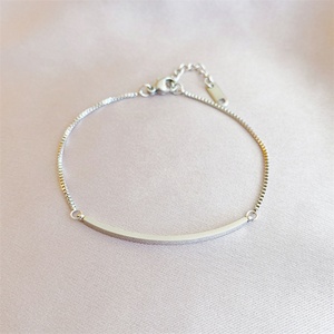 Ins Popular Stainless Steel Jewelry Link Chain Geometric <b>Bracelets</b> for Women - Product Image 3