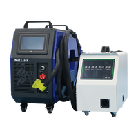 Machine de soudage au laser à fibre portable refroidie par air 800W 1200W 1500W, mini soudeuse portative pour acier inoxydable, aluminium, acier au carbone