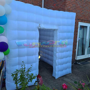 舞台空气立方体巨型小屋广告户外房子充气帐篷大型活动照片亭 - Product Image 2