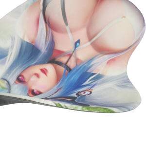 Tapis de souris 3D chauffant, imperméable, en caoutchouc non toxique, style <span class=keywords><strong>anime</strong></span> sexy avec poignets repose-poignets intégrés, design personnalisé pour le gaming – En stock - Product Image 5