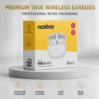 Boîte d'emballage personnalisée pour produits électroniques numériques, boîte en papier kraft pour câble audio/câble de données/casque