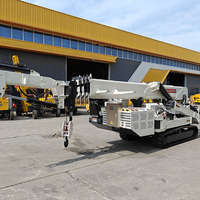 Grue araignée télécommandée de haute qualité de 8 tonnes avec nacelle pour personnel, nouvelle grue mobile de construction