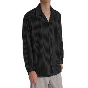 Nueva Camisa Casual de Manga Larga para Hombre, de Punto Transpirable, de Color Sólido, para Primavera y Otoño - Product Image 4