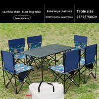 Table compacte pliable en acier au carbone pour l'extérieur, camping, pêche, pique-nique, portable, à monter sur voiture