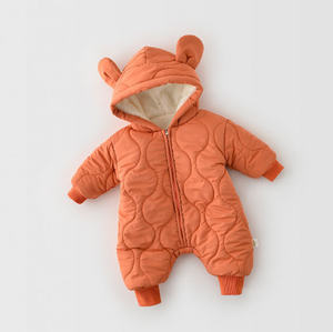 Peleles con capucha para bebés recién nacidos de 3 a 36M, ropa infantil de algodón, mono cálido para nieve, ropa de exterior, invierno, 2022 - Product Image 5