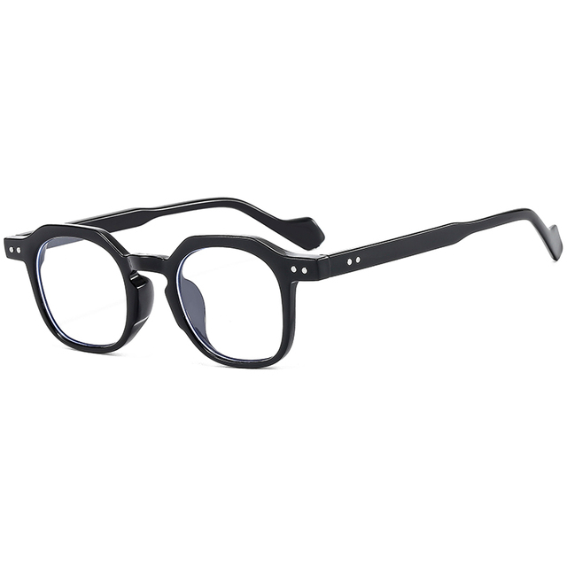 PC Optical Glasses Frame Prescription Eyewear Myopia  Customized Lenses Plastic Leopard Black Gray