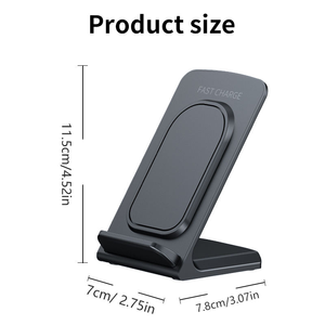 <span class=keywords><strong>Chargeur</strong></span> <span class=keywords><strong>sans</strong></span> <span class=keywords><strong>fil</strong></span> de bureau <span class=keywords><strong>15W</strong></span> - Support de charge de téléphone de bureau - Prend en charge les chargeurs rapides - Convient pour iPhone et <span class=keywords><strong>Samsung</strong></span> - Product Image 2