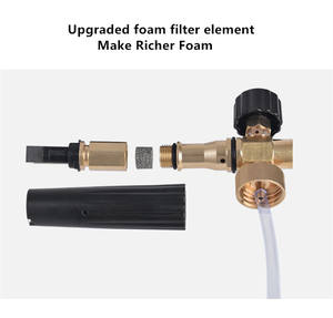 SHAN DUN nettoyeur haute pression lavage de voiture pistolet à <span class=keywords><strong>mousse</strong></span> lance à <span class=keywords><strong>mousse</strong></span> de neige canons à <span class=keywords><strong>mousse</strong></span> générateur pulvérisateur à gâchette <span class=keywords><strong>pour</strong></span> Karchere - Product Image 4