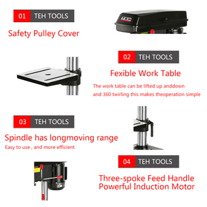 TEH <span class=keywords><strong>Mini</strong></span> <span class=keywords><strong>établi</strong></span> <span class=keywords><strong>perceuse</strong></span> 160x160mm <span class=keywords><strong>établi</strong></span> taille 220v avec moteur et roulement puissants - Product Image 6