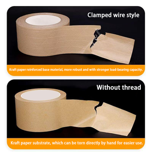 Ruban adhésif en papier kraft renforcé écologique, imprimé sur mesure, en fibre de verre - Product Image 4