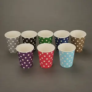 축제 파티 용품 다채로운 종이컵 일회용 종이컵