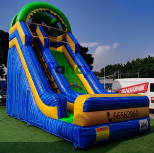 Buen comentario Tobogán seco inflable Comercial/casa de salto Tobogán inflable/Castillo inflable Tobogán seco para niños en venta - Product Image 2