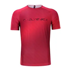 Monton Custom Sublimation Printing Logo Quick Dry Cycling Running T Shirts