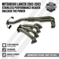 Colector de Escape de Acero Inoxidable, Colector de Escape de Alto Flujo de Fijación Directa, Compatible con Mitsubishi Lancer 02-03 2.0 ES LS OZ