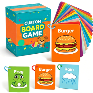 Jeu de société éducatif OEM personnalisé, production usine Vietnam, jeu de mémoire, cartes d'apprentissage cognitif pour enfants et écoles - Product Image 1