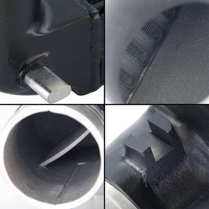 Kit de tuyaux de refroidisseur intermédiaire noir, pour A3/S3 / VW <span class=keywords><strong>Golf</strong></span> <span class=keywords><strong>GTI</strong></span> R MK7 EA888 1.8T 2.0T si MK7B - Product Image 3