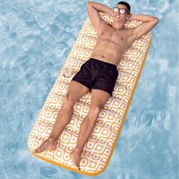 Flotteurs gonflables sur mesure épaissis et pliables pour parcs aquatiques, transats gonflables adaptés aux loisirs en piscine extérieure