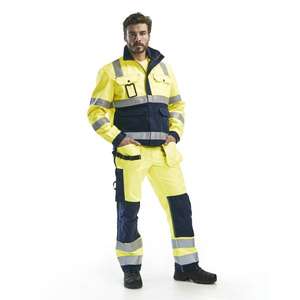 BLAKLADER - 402318043389XXXL Chaqueta Hi-Vis Amarillo/Azul marino-EAN 7330509238509 ROPA DE TRABAJO DE 2017 - Product Image 3